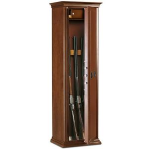 Esempio di armadio blindato con rivestimento in legno
