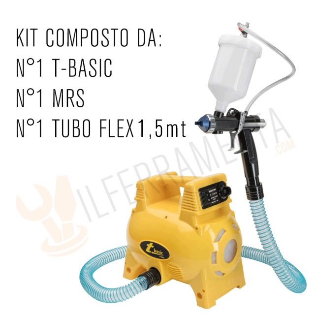 Rigo Compressore a bassa pressione per verniciare 550 W Turbina