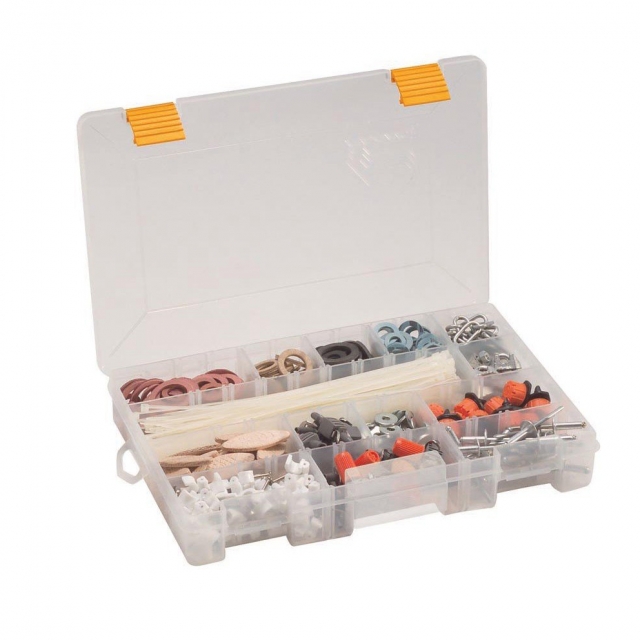 Plano Organizer portaminuterie trasparente 3600 PRO Dim.27,5 x 18 x 4,5  Art. 36001CR - Il Ferramenta