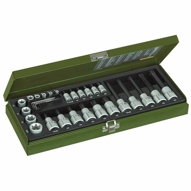 Proxxon Serie speciale 29 bussole Torx da 1/2 e ¼ 23 103 - Il Ferramenta